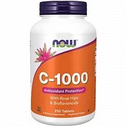 Now Vitamin C-1000 с биофлавоноидами – 250 таблеток Павлодар