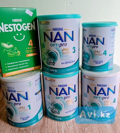 Смесь Нан новый 800гр за штук 8000тг Алматы - изображение 1