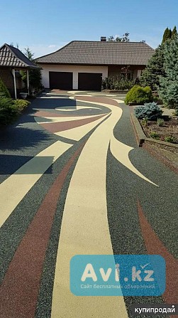 Каменный ковёр, садовые дорожки , ланшафтный дизаин Алматы - изображение 1