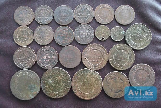 Монеты царизм А-ii Н- II (уставшие) Петропавловск - изображение 1