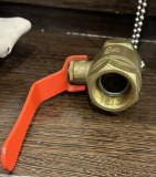 Кран шаровый латунный Pn 16 dn 25 рычаг Алматы