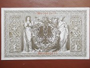 Германия 1000 марок 1910 красная печать Кокшетау