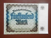 Рейхсбанкнота 5000 Марок 1922 год Кокшетау