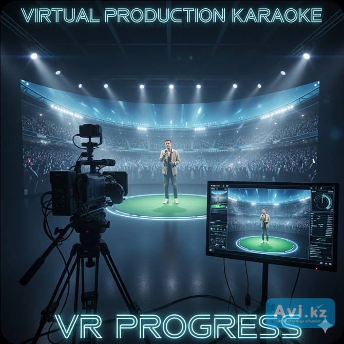 Virtual Production Vr-mr Караоке Ваше шоу в виртуальных мирах Алматы - изображение 1