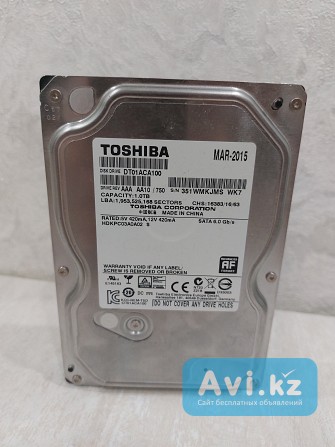 Hdd Toshiba 1tb Dt01aca100 Астана - изображение 1