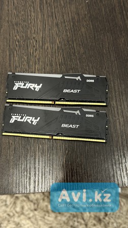 Kingston fury beast. Оперативная память Алматы - изображение 1