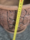 Керамический горшок с поддоном около 10л Алматы