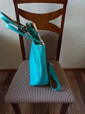 Женская летняя сумка Mexx 37х31 см бирюзовый цвет Алматы