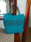 Женская летняя сумка Mexx 37х31 см бирюзовый цвет Алматы