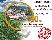Сахар-песок, зерновые и зернобобовые культуры от Елань-коленовский СЗ Астана