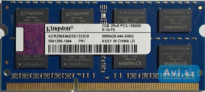 Оперативная память Ddr3 Sodimm Kingston 2gb 1333mhz Алматы - изображение 1