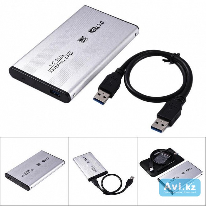Внешний кейс 2.5"ssd/hdd-usb 3.0 Алматы - изображение 1