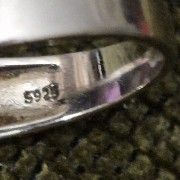 Новое серебряное кольцо с аметистом 925 аметист Алматы