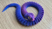 Подвижная игрушка-сувенир змейка 45см 3d Алматы
