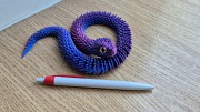Подвижная игрушка-сувенир змейка 45см 3d Алматы