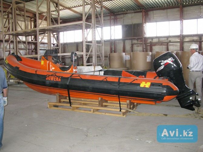 Продается резиновая лодка Humber 6.3m. 2012 г Актау - изображение 1