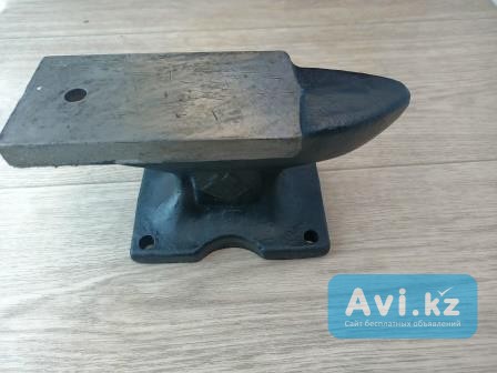 Продам настольную наковальню б/у 12, 5*6, 5 см и тиски. Торг или обмен возможны Караганда - изображение 1