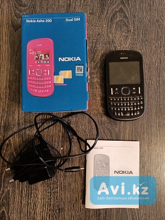 Продам Сотовый телефон Nokia Asha 200 Rm-761на 2 сим карты. Торг возможен Караганда - изображение 1