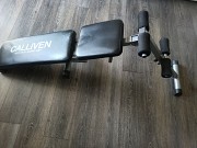 Тренажёр Складная скамья Calliven для пресса и гантелей б/у- Многофункциональный фитнес-стул Караганда
