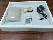 Световой стол для рисования песком 34*44*7см.(комплект:стол, песок, инструменты) новый Караганда
