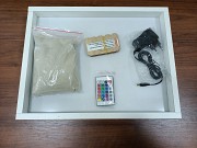 Световой стол для рисования песком 34*44*7см.(комплект:стол, песок, инструменты) новый Караганда