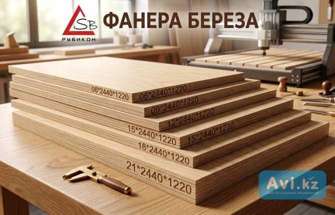 Фанера из березы 18х2440х1220 мм Ultraply Астана - изображение 1