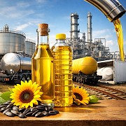 Подсолнечное масло наливом от завода Юг Руси Астана
