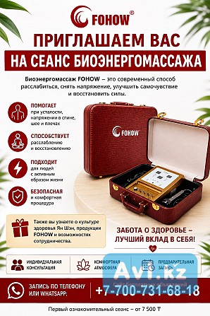 Сеанс Биоэнергомассажа Fohow Астана - изображение 1