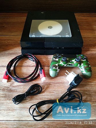Прошитая Sony Playstation 4 + 40 игр Алматы - изображение 1