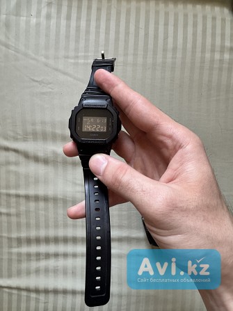 Кварцевые Casio G-shock Dw-5600bb-1er пластик Павлодар - изображение 1