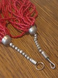 Винтажные коралловые бусы 18 нитей Алматы
