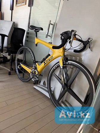Раритет Xtrem Carbon (геометрия Giant Mcr). Колеса Spinergy. Cinelli Алматы - изображение 1