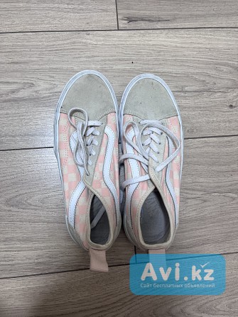 Кеды Vans Old Skool (розово-бежевый checkerboard) Алматы - изображение 1