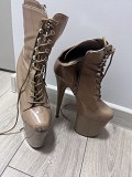 Pleaser стрип-ботинки (nude patent) Алматы