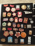 Коллекция значков Ссср в альбоме Хромтау