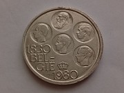 Бельгия 500 франков 1980. Серебро Хромтау