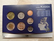 Набор монет Канады а блистере Хромтау