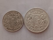 Латвия. Набор 1 лат 1924, 2 лат 1925. Vf Хромтау