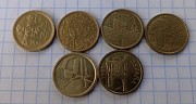 Монеты 5 песет испании разные Хромтау