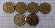 Монеты 5 песет испании разные Хромтау
