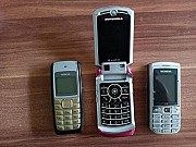 Продам 3 кнопочных телефона б/у Siemens , Nokia, Motorola Караганда