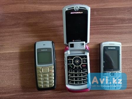 Продам 3 кнопочных телефона б/у Siemens , Nokia, Motorola Караганда - изображение 1