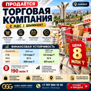 Продаётся Торговое Тоо С Сильной Финансовой Устойчивостью Алматы