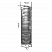 Вертикальный резервуар 6 кубов для воды Алматы