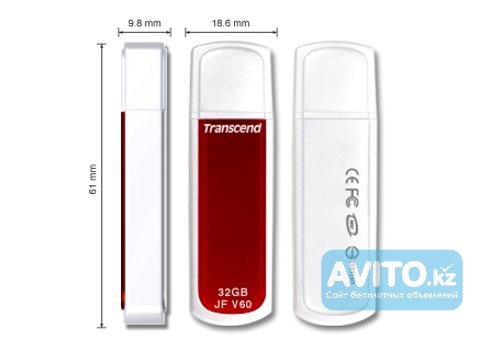 Продам Флешки USB 1GB, Transcend V60 (china), от 100 штук Алматы - изображение 1