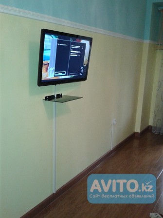 Навеска телевизора на стену Алматы - изображение 1