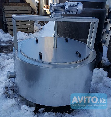 Ванна сырная, объем 300 литров, с пароводяным нагревом, термоизоляцией Алматы - изображение 1