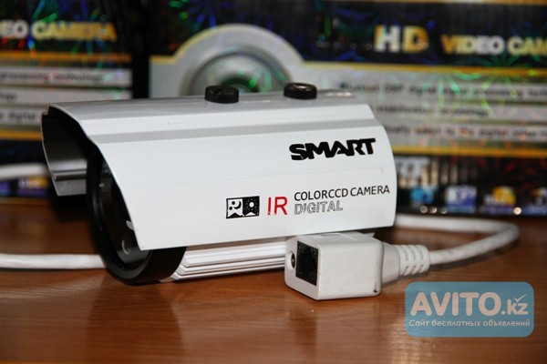 Продам IP-камера уличная, линза 3,6mm фиксированная , модель Smart 104 Алматы - изображение 1