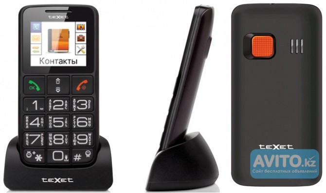 Продам Мобильный телефон Модель: Мобильный телефон Texet TM-B112 серый Алматы - изображение 1