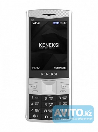 телефон Keneksi K7 черный Алматы - изображение 1